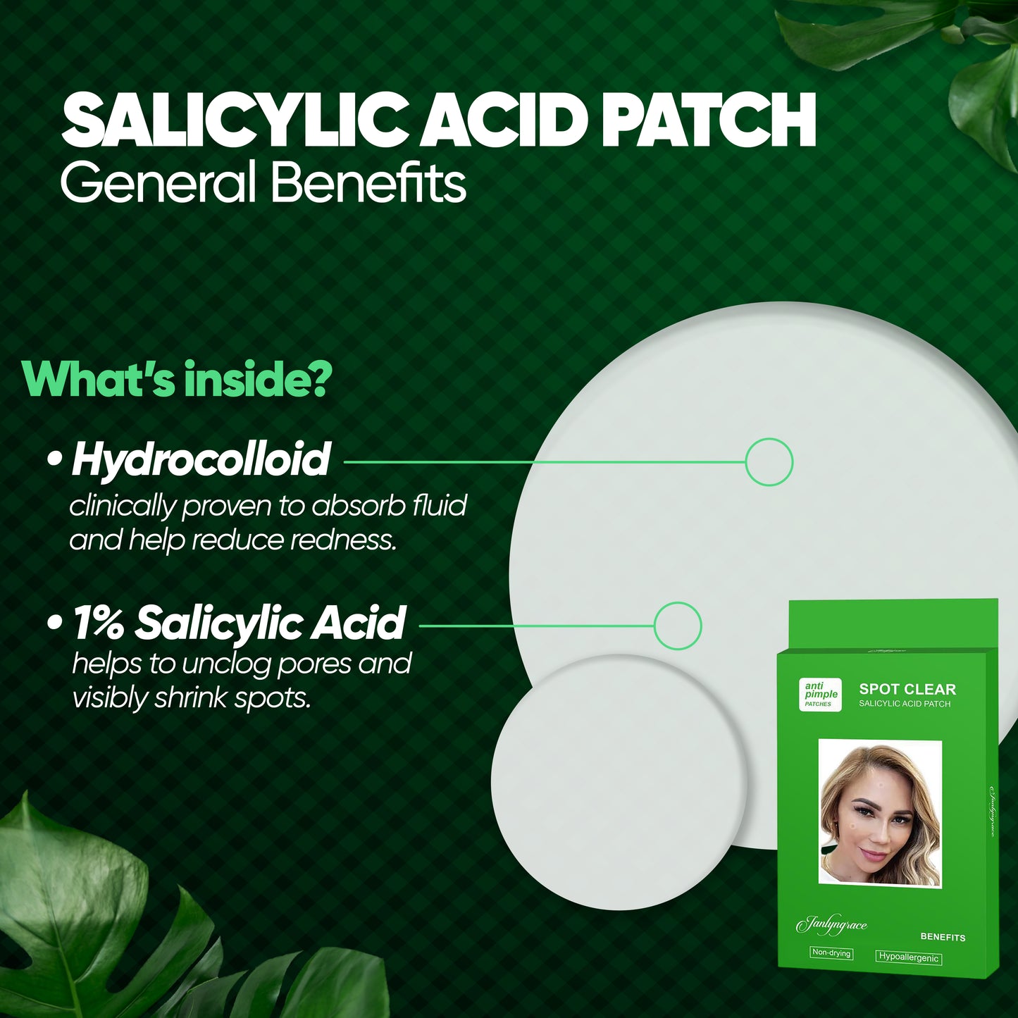 Janlyngrace Salicylic Patch(144 Patches)